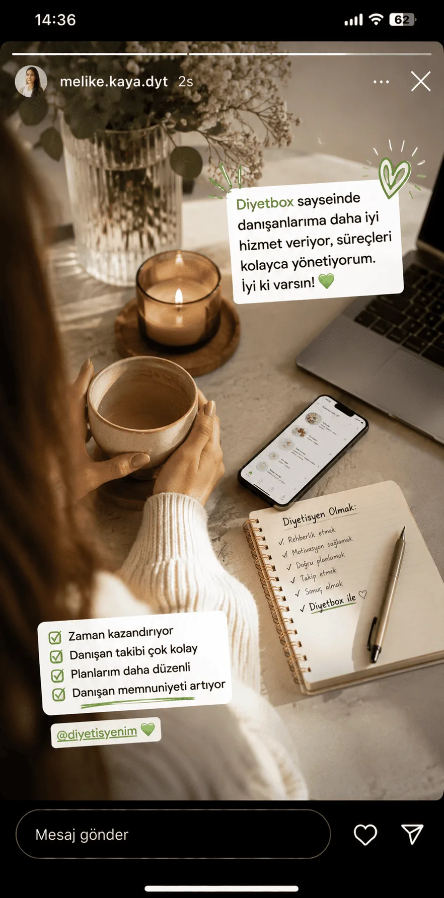 Diyetbox uygulama ekranı 4